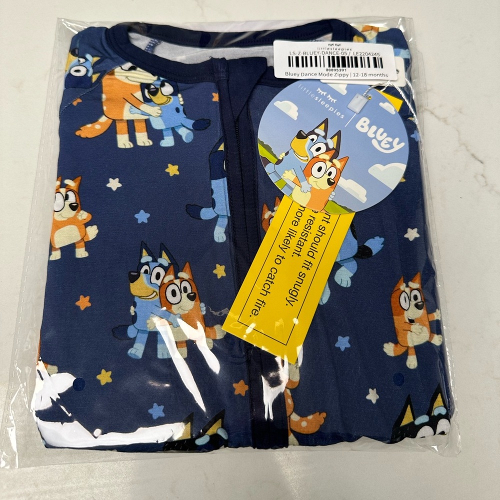 Little Sleepies Bluey Zippy